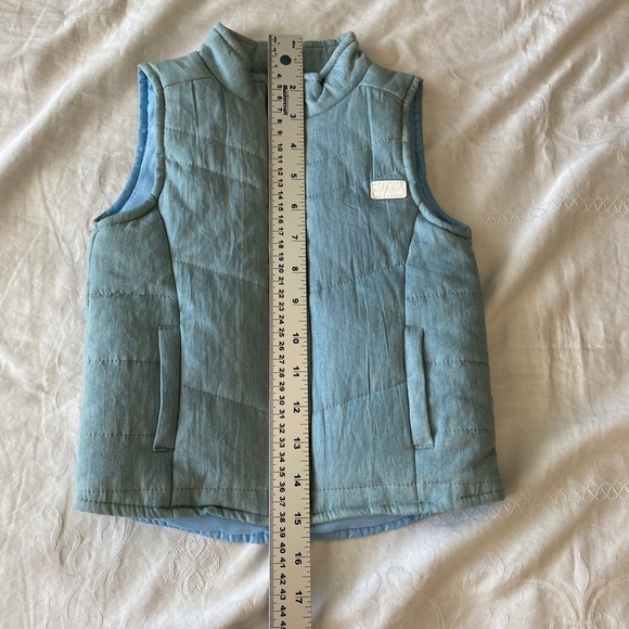 7 For All Mankind Girl's Insulated Lined Zip Up Vest Size 2T Winter Vest NEW - Picture 11 of 12